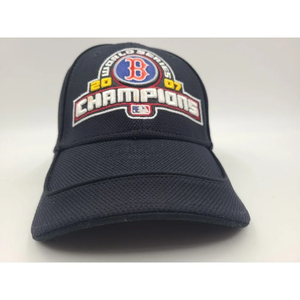 Boston Red Sox 2007 World Series Champions New Era Flex‎ Fitted OSFM Hat Cap MLB